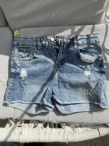 Ženske teksas šorts - Materijal: klasični denim sa pranjem srednje