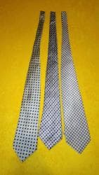 Tie, color - Silver