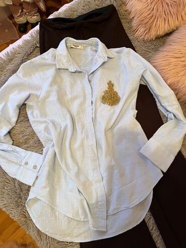 Košulje: Abercrombie & Fitch, M, L, S (EU 36), Pamuk, bоја - Boja breskve — 2
