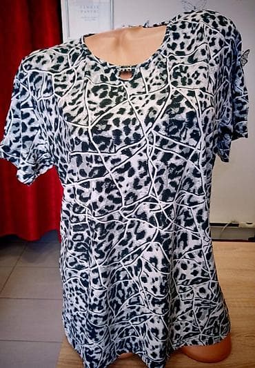 top majica leoparonly trendy: Ženske majice 
pamuk elastin 
vel. L. Xl. 2xl. 3xl cena 599din 💋 — 6