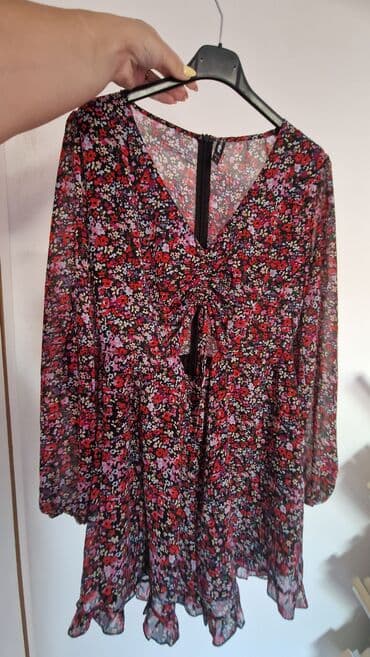 pantalone push up: New Yorker, L (EU 40), Floral, color - Multicolored — 1