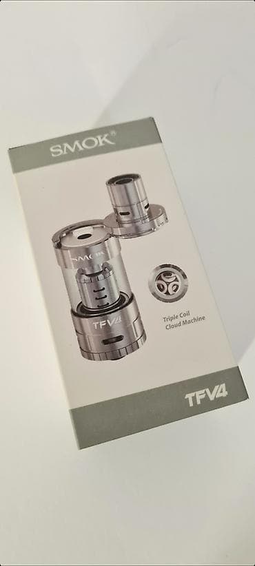 SMOK TFV4 – atomizer/tank za vape uređaje - Serija: TFV4 (Triple Coil