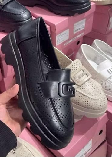 la manga cipele: Ženske kožne mokasine sa perforacijama ( 36-41) - Model: moderne — 4