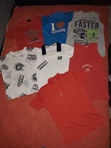 nike velicine odece za decu: Paket garderobe za decaka. Vel 122 Sve je ocuvano bez ostecenja — 1