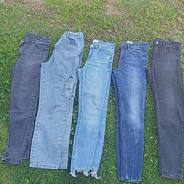 prsluk s: Ženske farmerke – više modela i boja,sve 1000din,velicina m ili 38 — 2