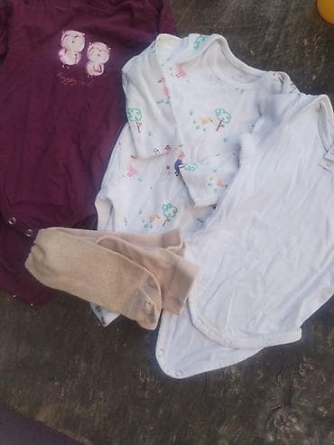 dečiji brojevi odeće: Paket za bebe devojčice, veličina 74. Sadržaj paketa (razni brendovi — 3