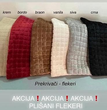 emmezeta prekrivači i deke: Plišani prekrivači za garniture – “flekeri” - Materijal: mekani — 3