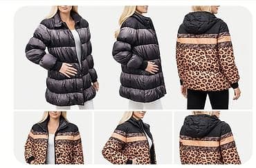 kaput od poliestera: Ženska zimska jakna – puf model do sredine butina - Boja — 3