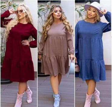 haljine pamuk sa elastinom: 2XL 3XL 4XL 5XL 6XL 3300din
Bruseni pamuk sa elastinom — 3