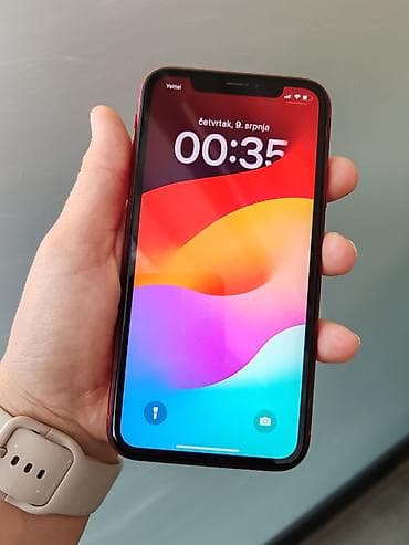 polovni telefoni iphone 17: IPhone XR, crvena boja (PRODUCT RED). U originalnoj kutiji. Ključne — 3
