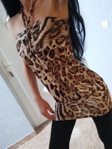 h m srbija haljine 2022: M (EU 38), Leopard, krokodil, zebra, bоја - Braon — 3