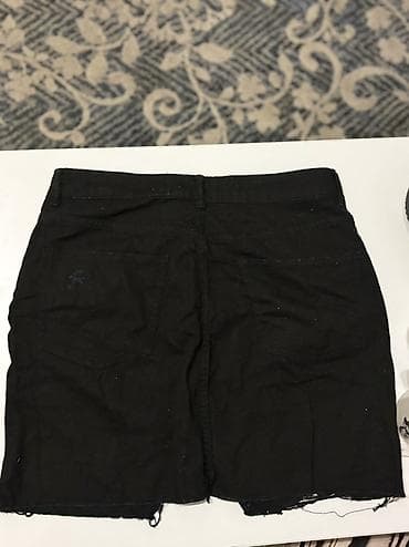 Crna teksas suknja Calliope - Materijal: pamuk/denim sa blagim