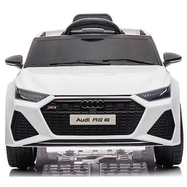 audi na daljinski: Audi RS6 – licencirani auto na akumulator za decu (Beli) Šifra — 7