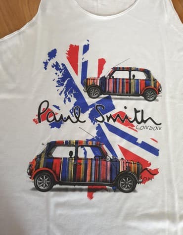 sasvim prirodno majice: Paul Smith London, lagana majica bez rukava. muska, letnja. l-xl — 2