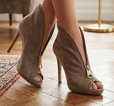 prada torbice cena: Dameće gležnjače na visoku potpeticu sa otvorenim prstima i — 1