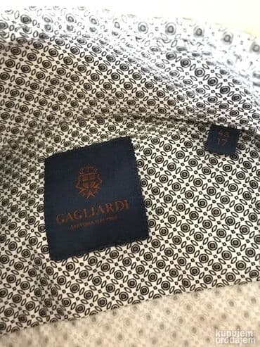Original GAGLIARDI kosulja 41 SLKM FIT 100% cotton Ramena 47cm na lalafo.rs — 6 Original GAGLIARDI kosulja 41 SLKM FIT 100% cotton Ramena 47cm — 6