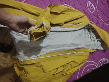 Jackets: Windbreaker, 2XL (EU 56), Gp, color - Yellow, Raincoat — 2