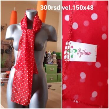 lepeza ps: Set modernih ženskih ešarpi/šalova – različiti modeli i dimenzije: - — 5