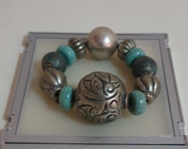 srebrni lancic cena: Adjustable bracelet, Diesel, Material: Plastic — 1