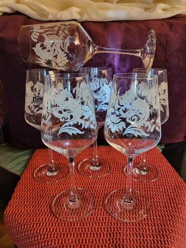 swarovski case za vino cena: Case nove,vintaz za vino kristalno staklo Rastal Nemacka. Case za — 7