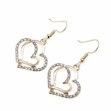 srebrne ogrlice sa cirkonima: Set: Earrings, Necklace — 4