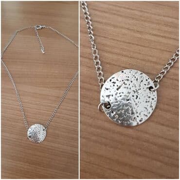 adidas samba srebrne: Pendant necklace, Material: Stainless steel — 15