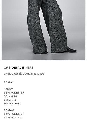 Aksesoari: Zara ženski sako XL od tvida u tamnosivoj boji sa diskretnim — 6