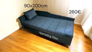 Ležaj sa naslonom – 90x200 cm - Dimenzije ležajne površine: 90 x 200 — 3