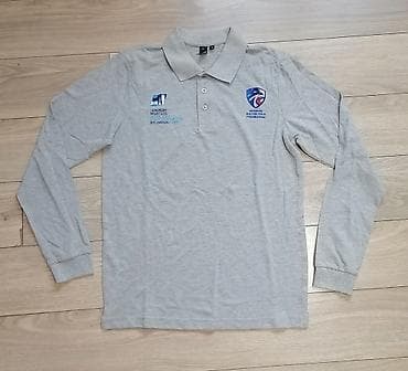 Siva dugi rukav polo majica – Explode “Gator”, veličina M. -