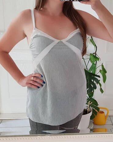 zara helanke sa prorezom: M (EU 38), bоја - Siva — 2