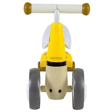 bicikle sa pomocnim tockovima: ECOTOYS Bicikl guralica „Žirafa” – LB1603 YELLOW-250 - Dizajn: žuta — 5