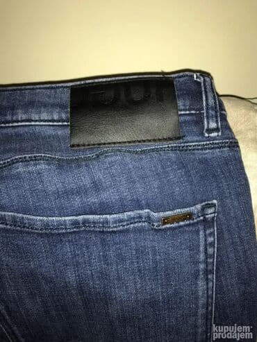 Donji delovi trenerke: Original Hugo Boss farmerice 36 RED LINE ( crveni Boss ) 95% cotton 5% — 1