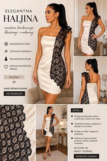 Haljine: Elegantna haljina – savršena kombinacija klasičnog i modernog - — 1