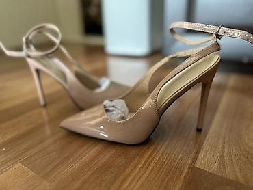 kozne pantalone cena: Elegantne ženske salonke na visoku štiklu - Model: špic cipele sa — 2