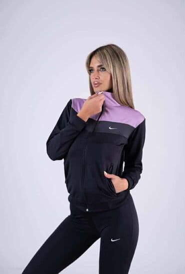 sive nike trenerke: Nike, M, Jednobojni, bоја - Crna — 10