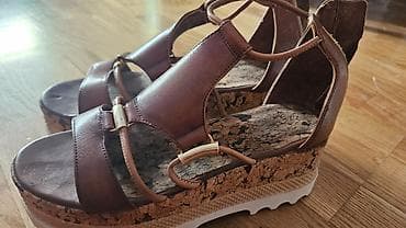 bata sandale zenske: Prodajem polovne kozne sandale, br 37, dva puta nosene, extra kvalitet — 5