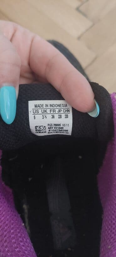 bež čizme od brušene kože: Adidas, 36, color - Black — 5