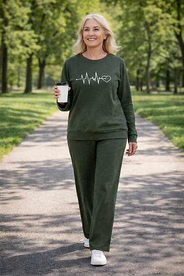 cizme za prolece: Dukserica + donji deo trenerke – komplet za svakodnevno nošenje — 3