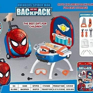 nike za devojčice: Dečji set “DIY Toy Backpack” – koferčić/ranac sa točkićima i kompletom — 3