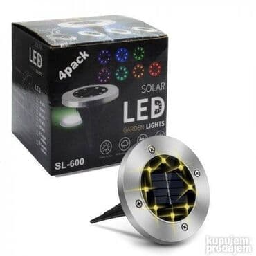 zavese za auto lidl: Solarne led disk lampe novo 4 komada u paketu akcija cene nisu — 2