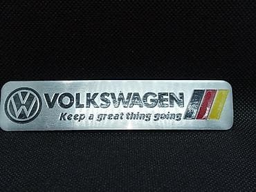 Samolepljiva metalna pločica - VOLKSWAGEN Samolepljiva metalna