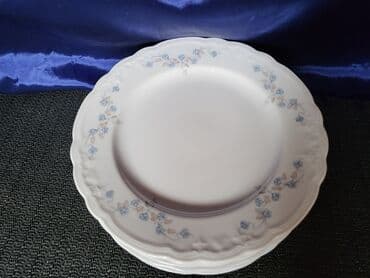 swarovski kristali cena: Tanjiri 1949-1954g.Seltnann Weiden Nemacka. Desertni bez — 8