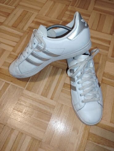 Oxfords: Adidas, 40.5, color - White — 2