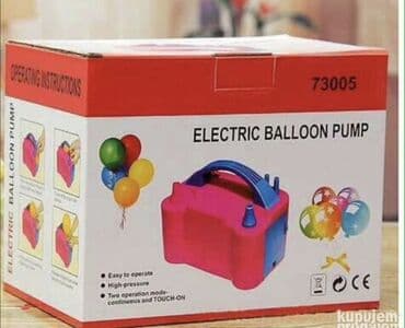 igracka macka koja prica: Profesionalna pumpa. Kompresor za balone Snaga: 650W Pritisak — 3