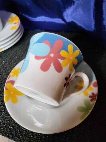 solje za caj: Solje nove vece za kafe caj iz 80ih Mittrteich Nemacka. Solje — 11