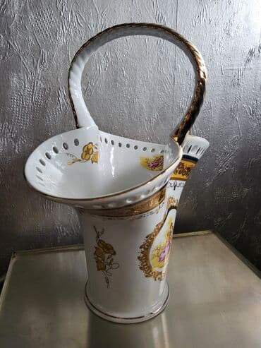 pepco korpa za voce: Vaza,korpa nova vintaz Lordshade porcelan. Perfektan profesionalni — 5