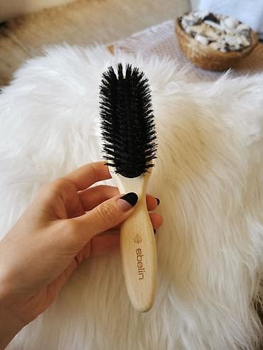 halji e: Ebelin četka za kosu od 100% prirodne visoko kvalitetne dlake vepra — 8