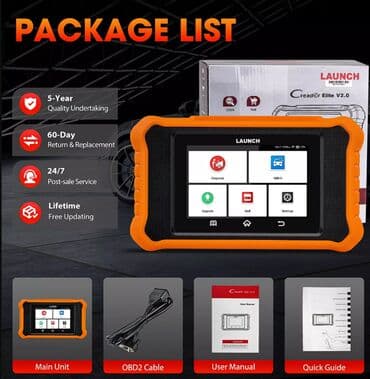 set za izvlacenje limarije: Novo - Launch Creader Elite V2.0 OBD2 Kia, Hyundai, Genesis Potpuna — 24