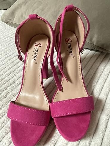 Ankle boots: Ženske sandale na visoku blok štiklu – Seastar broj 37 - Boja — 2