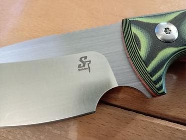 ski odela za decu: Fiksni nož - Oštrica: široka drop-point forma sa sekundarnim usekom — 9